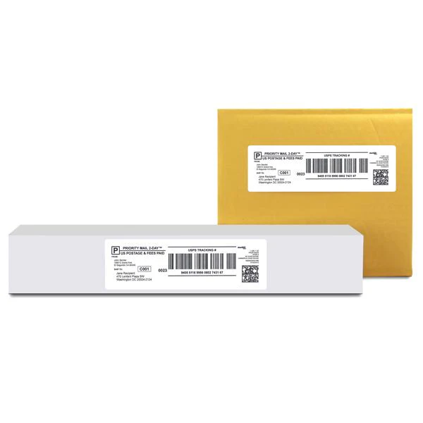 2 1/2" x 8" Shipping Labels - Image 5