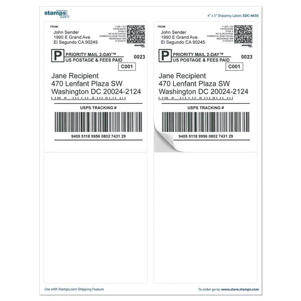 4" x 5" Shipping Labels - Image 4