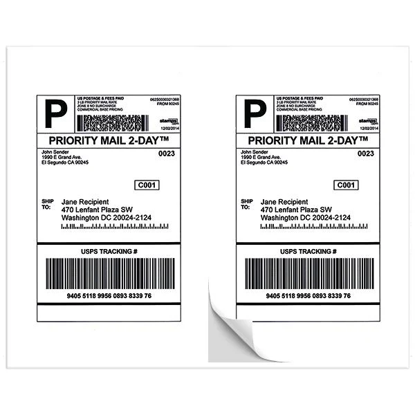 5 1/2" x 8 1/2" Shipping Labels - Image 4